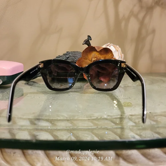 Kate Spade Jalena Cat Eye Leopard Print Sunglasses Designer 